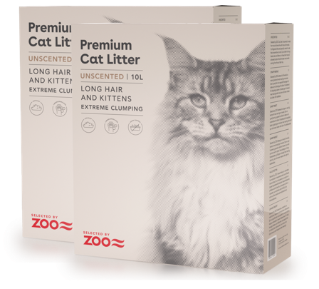 Selected by ZOO - Kattesand uparfymert Langhår & Kattunge 10L x 2 - Katt - Kattesand & kattestrø - Klumpdannende kattesand - ZOO.no