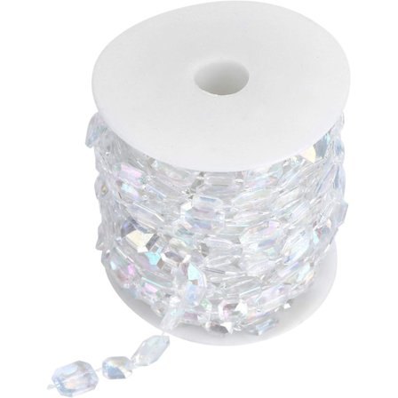 1 stk Perletråder, 10m Klar Akryl Perletråd Kjede Girlander