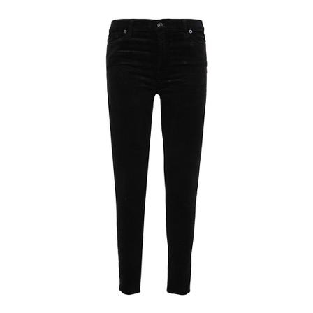 7 For All Mankind, Slim-fit Trousers Zwart, Dames, Maat:W27