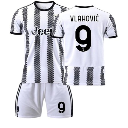 22-23 Ny version Juventus nr. 7 Hovey nr. 10 Pogba 22 Di Maria 10 Dybala fodboldtrøjesæt