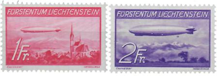 Liechtenstein 1936 - MICHEL 149-150 - Ubrugt
