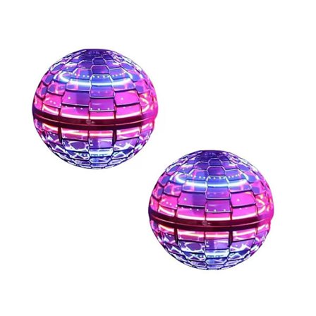 (Tidsbegränsat erbjudande) (Super Hot Sale) Unisex Flygande Boll Boomerang Spinner Leksaker Mini Drone UFO Födelsedagspresenter för Barn; 1 Lila 2st