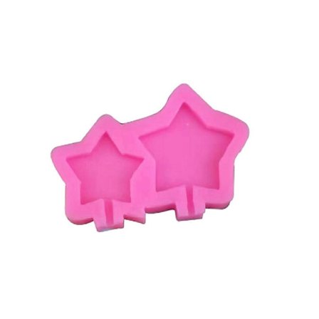 Suklaamuotti Lämmönkestävä Helposti Puhdistettava Silikoni Helppo Irrottaa Tähtimuotoinen Tikkarimuotti Keittiöön
