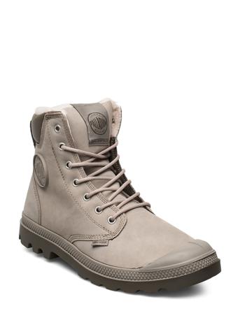 Pampa Sport Cuff Wps Shoes Boots Ankle Boots Laced Boots Grå Palladium*Betinget Tilbud