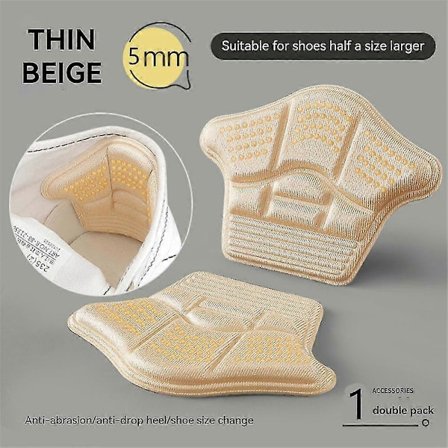1 par 5mm/10mm Hälklister Skoinsats Pad Smärtlindring Hälkuddar Anti-slitage Hälskydd