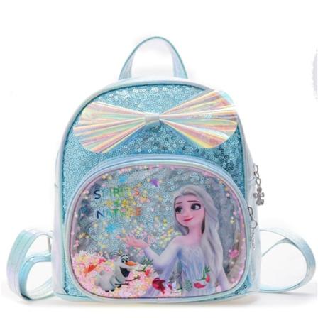 Disney Frozen Girls Skolväska Elsa Anna The Snow Queen Princess Ryggsäck picture color