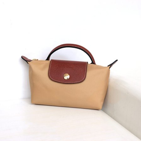 Longchamp Mini Dumpling Taske Crossbody Håndtaske Dametaske Mini Lille og Skulderrem