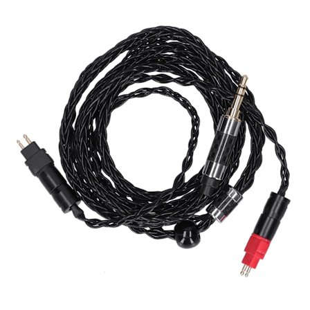 Dubbel nål 8 kärnor balanserad OCC silverpläterad ljudkabel för Sennheiser HD600 HD580