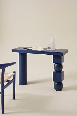 Jotex - Skrivbord 40x100 Cm Mangoträ Ultrablå GEO - Köp Skrivbord hos Jotex