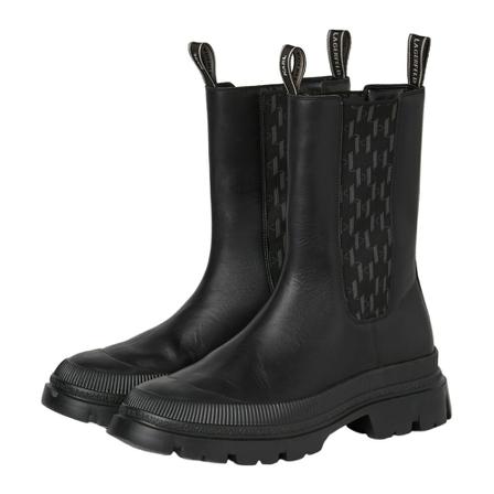 Karl Lagerfeld, Monogram Trekka High Boots Czarny, Mężczyzna, Rozmiar: 42 EU