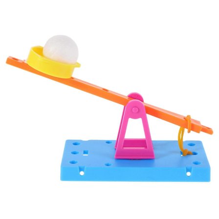 1 Set DIY Katapult Hantverkskit För Barn STEM Leksaker För Finmotorik Och Fysikexperiment Katapult Byggsats För Utbildningsvetenskap [D]