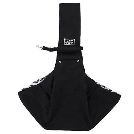 Slingväska för husdjur, axelväska för hundar, utomhus, med litet sidofack