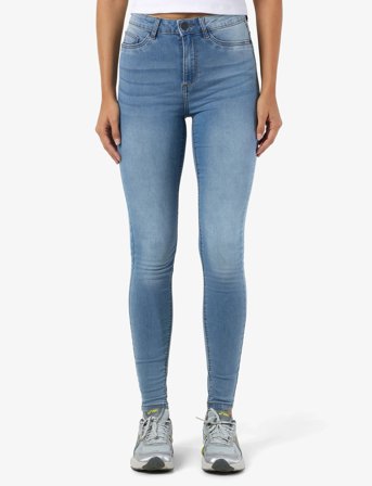 NOISY MAY Nmcallie Hw Skinny Jean Vi059Lb Fwd Noos - Blue - 30 x 30