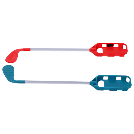 2 Pakke Golfkøller Slitesterke Komfortable å Holde Golfspillkontroller Tilbehør for Switch-spill