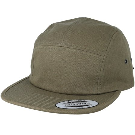 Yupoong - Green 5panel Czapka Z Daszkiem - Olive 5-Panel @ Hatstore
