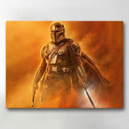 Lærredsbillede / Lærredstryk - Boba Fett - 40x30 cm - Lærred
