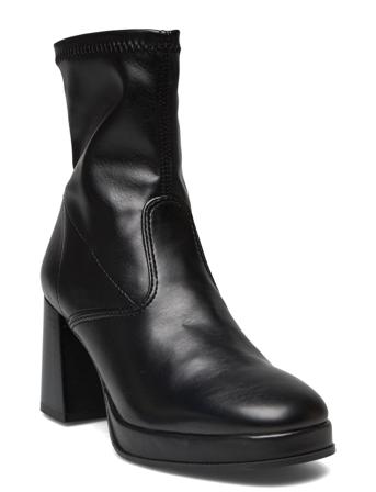 Woms Boots Shoes Boots Ankle Boots Ankle Boot - Heel Sort Tamaris