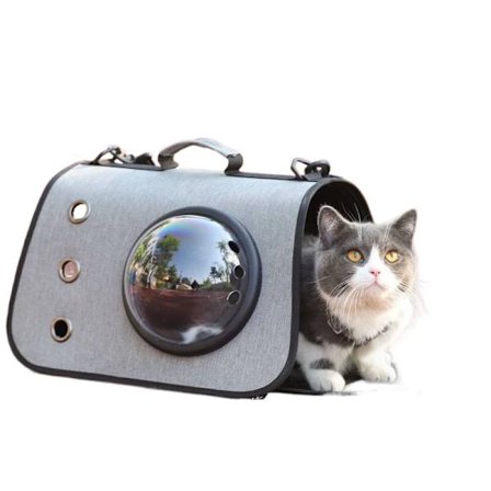 Taske til kæledyr - Katte- og hundetaske - Cross-lung taske - Oxford taske - Sikker og åndbar taske til hunde og katte - Takeaway taske - Fire 