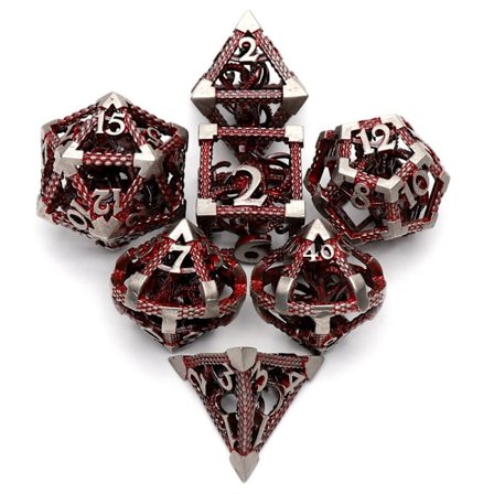 7st DND Metal Dice Set Game Dice 02 02