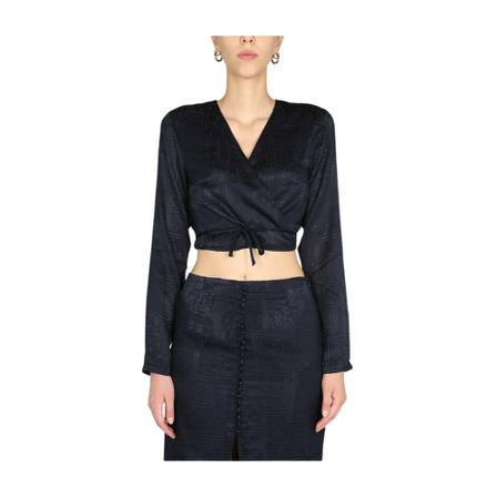 Rotate Birger Christensen, Jeanette Top Zwart, Dames, Maat:M