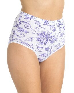 Strechtruse 2-pk lilla/hvit Hvit - 58/60 - Louise