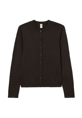 Å WOMAN Cardigan INGRID Stickat Brun S