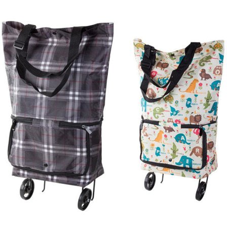 TG Dramaten / Shopping Bag with Wheels - Foldable - Assorted Colors