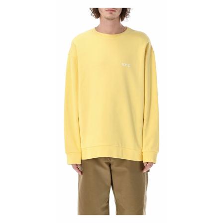A.p.c., Men& Clothing Knitwear Yellow Ss 23 Geel, Heren, Maat:S