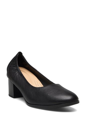 Loken Step Shoes Heels Pumps Classic Svart Clarks*Betinget Tilbud