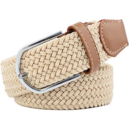 Flerfarget elastisk vevd belte Casual flettet stretchbelte