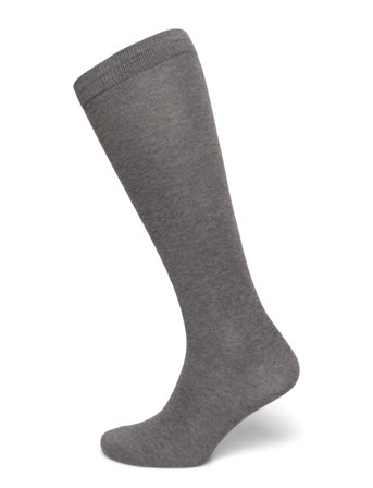 Hedvig Cotton Knee-Highs Grey Swedish Stockings