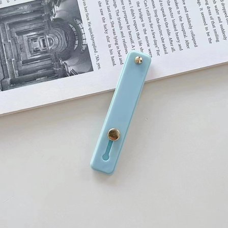 Mobilringhållare i silikon, telefonbaksida klistermärke hållare, enfärgad push-pull silikonhållare, live streaming lat person hållare