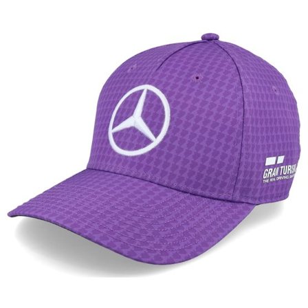 Formula One - Motor Lila adjustable Keps - Kids Mercedes AMG F1 23 Hamilton Purple Adjustable @ Hatstore