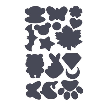 Itsekiinnittyvät korjauspaikat, vedenpitävät korjauspaikat vaatteille 1 arkki DarkGrey