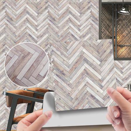 20 Delar Träkorn Kakelklistermärken Diy Självhäftande