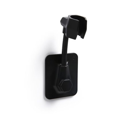 Svart badrum duschhållare badrum duschtillbehör, 2PACK