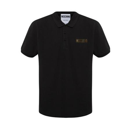Moschino Polo shirt with logo Sort, Herre