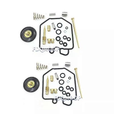 Anvendelige 2 sæt Karburator Luftafskæringsventil Sæt Fjeder O-ring til Honda CM400 CM400T CM400C CM400E 1980-1981
