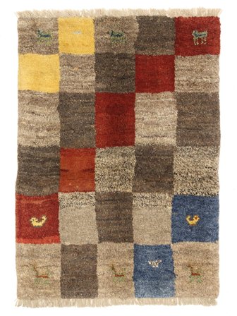 Small Gabbeh Rug 64X90 Wool