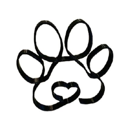 Abstrakt hundprydnad Modern djurskulptur G G