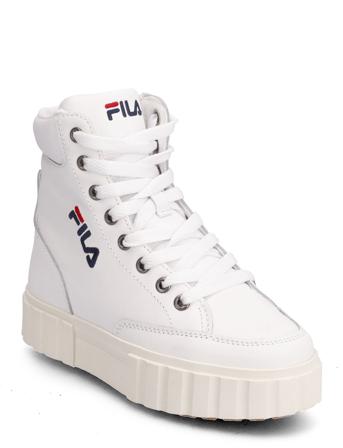 Sandblast High Kids Höga Sneakers Vit FILA