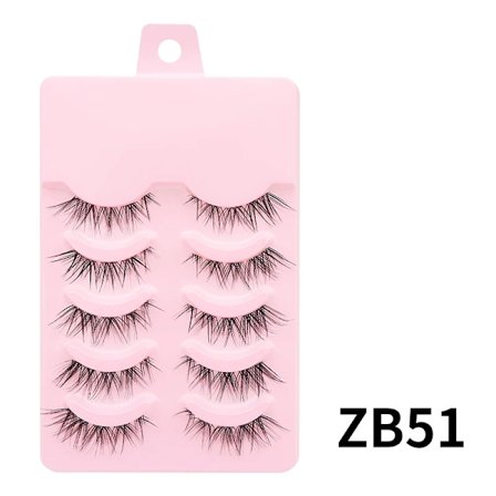 Nya Manga-fransar Mjuka Naturliga Ögonfransar Tjocka Lösögonfransar Manga-ögonfransar Vardaglig Dejting Makeup Ögonfransar Fransar Wispy