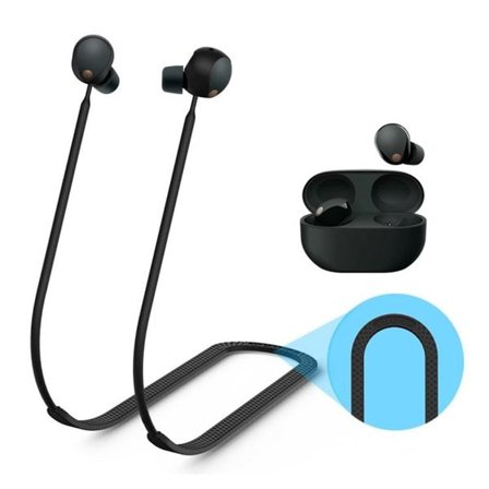 Silikonehalsrem til Sony WF-1000XM5 – sort