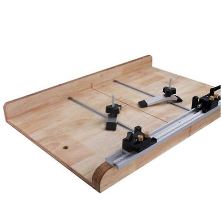 Geringsstång Aluminiumlegering Jigg och Fixturstång Slider Bordsågsmätare Stång Träbearbetningsverktyg Geringsstång 880mm