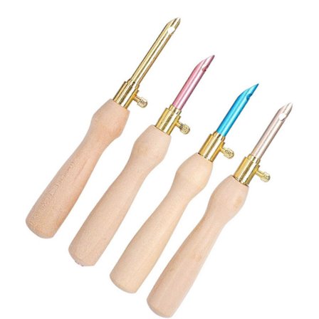 Bærbar Punch Needle Strikke Broderi Penn Treskaft Sett for Søm og Filting Håndverk