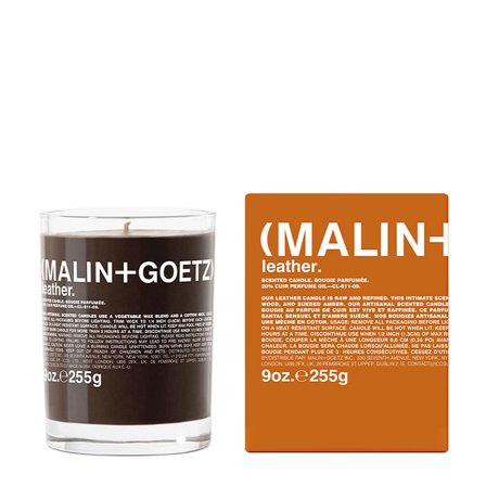 Malin+Goetz Leather Candle 255 g, Tøj & Bolig, Lys & Lamper, Duftlys