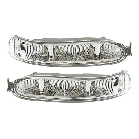Bil LED Vänster + Höger Par Blinkers Sidospegellampa för W209 CLK 2002-2009 DB