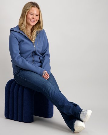 Sail Racing JR BOWMAN ZIP HOOD Bleu Sweats à capuche Fille - Kids Brand Store