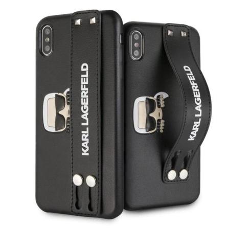 Karl Lagerfeld Iconic Hand Strap Skal Iphone Xs Max - Svart