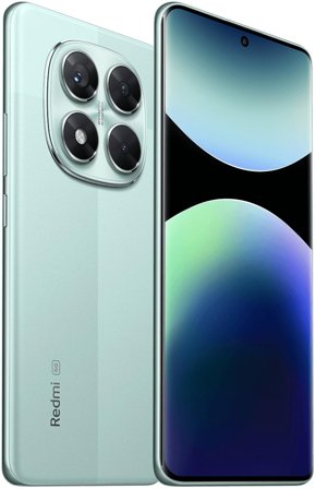 Xiaomi Redmi Note 14 Pro 5G 256GB (coral green) Smarttelefon, 6,67" 3D Curved AMOLED, 8GB RAM, 50+2+8 og 20MP kamera